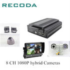 1080P 8 CH HDD/SD Mobile Vehicle Surveillance System 4G/WIFI/GPS Real Time Monitoring