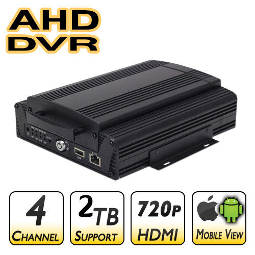 4Channel AHD MDVR Support Remote Live View Video On PC And Smartphone