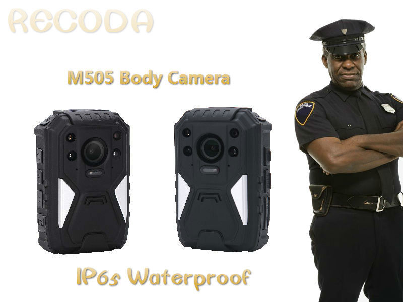 Weaterproof police body mounted cameras Support on 1296P Resolution With IR Function