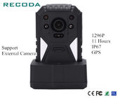 External Police Body Worn Camera 1296P 11 Hrs Recording IP67 140 Degree Lens Angle