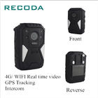 Real Time 4G Body Camera Video GPS Tracking Fireproof 1440P HD Police Handy Recorder