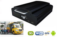School Bus Fleet Management 4 Channel Mobile DVR WIFI GPS HDD 3G
