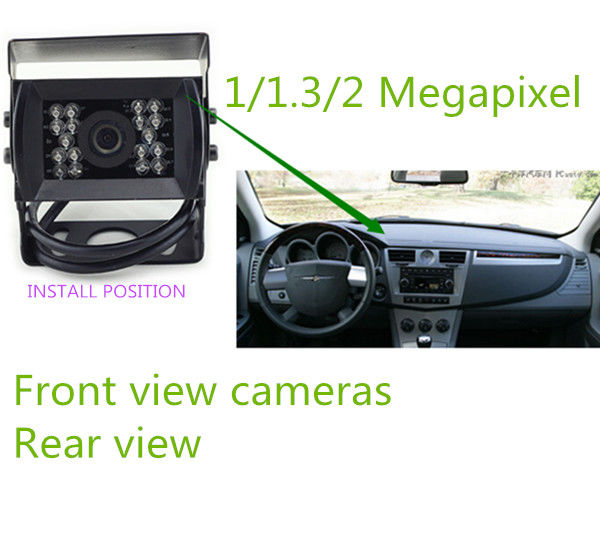 AHD / Analog Optional Car Reversing Camera , Rear View Mirror Camera IP68  For Truck